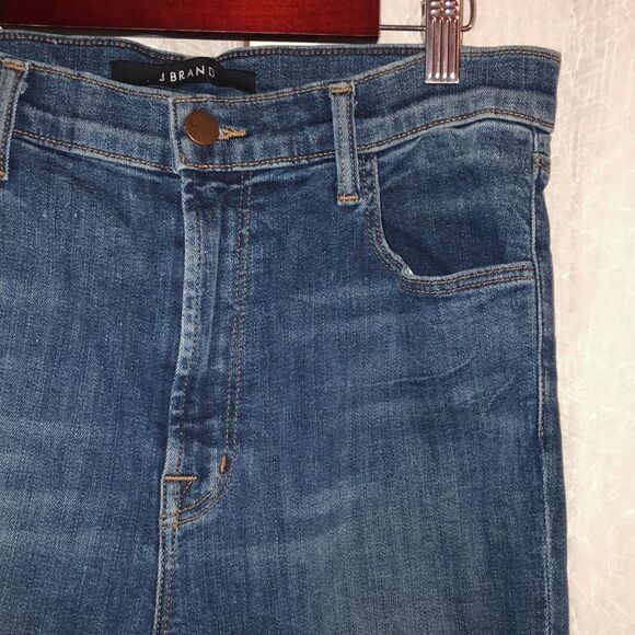 J Brand 30/30 Carolina Skinny Stretch Designer Blue Jeans - Picture 9 of 16